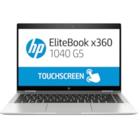 HP EliteBook x360 1040 G5 14" Touchscreen Convertible 2 in 1 Notebook - Intel Core i7 8th Gen i7-8550U - 16 GB - 256 GB SSD - French, English Keyboard - 1920 x 1080 - Windows 10 Pro - Intel UHD Graphics 620 - In-plane Switching (IPS) Technology, Sure View - 17 Hours Battery Run Time - IEEE 802.11a/b