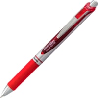 EnerGel EnerGel RTX Gel Pen - 0.3 mm (0.01") Pen Point - Refillable - Retractable - Red Ink - Liquid Gel Ink - Metal Barrel - 1 Each