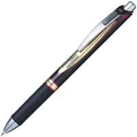 EnerGel RTX Gel Pen - 0.5 mm (0.02") Pen Point - Refillable - Retractable - Red Ink - Liquid Gel Ink - Metal Barrel - Plastic Tip - 1 Each