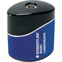 Staedtler Single Hole Oval Pencil Sharpener - Portable - 1 Hole(s) - Metal - Blue - 1 Each