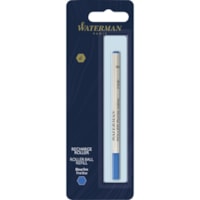 Waterman Fine Point Rollerball Pen Refill - Fine Point - Blue Ink - 1 Each