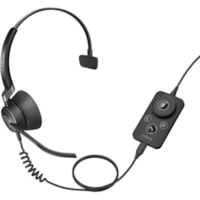 Casque Engage 50 Filaire Sur tête Mono Canal - Noir Jabra - Mono Canal - USB Type C - Filaire - 32 Ohm - 20 Hz à 20 kHz - Sur tête - Monaural - Supra-aural - 3,9 pi (1,20 m) Câble - Élimination du bruit, Technologie MEMS Microphone - Antibruit - Noir