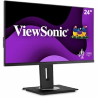 ViewSonic Graphic VG2455 24" (609.60 mm) Class Full HD LED Monitor - 16:9 - Black - 23.8" (604.52 mm) Viewable - In-plane Switching (IPS) Technology - LED Backlight - 1920 x 1080 - 16.7 Million Colors - 250 cd/m² - 15 ms - GTG (OD) Refresh Rate - Speakers - HDMI - VGA - DisplayPort