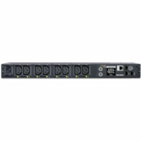 CyberPower PDU41004 Single Phase 100 - 240 VAC 15A Switched PDU - 8 Outlets, 10 ft, IEC-320 C14, Horizontal, 1U, SNMP, LCD, 3YR Warranty