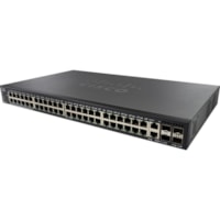 Cisco SG550X-48P Layer 3 Switch - 48 Ports - Manageable - Gigabit Ethernet - 10GBase-X - Refurbished - 3 Layer Supported - Modular - 494.30 W Power Consumption - Optical Fiber, Twisted Pair - Rack-mountable - Lifetime Limited Warranty