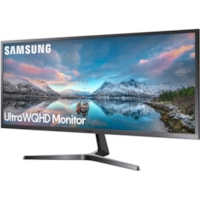 Moniteur LCD S34J552WQN 34 po Classe UW-QHD - 21:9 - Gris blue foncé Samsung - 34,1 po Visible - Alignement vertical (VA) - LED Rétroéclairage - 3440 x 1440 - 16,7 Millions de Couleurs - FreeSync - 300 cd/m² - 4 ms - 75 Hz Fréquence de rafraîchissement - HDMI - Displ