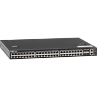 Black Box Gigabit Ethernet Network Switch, 48-Port - 48 Computer(s) - 50 Hz, 60 Hz - 48 x Network (RJ-45) - 1 x USB - Management Port - 1U - Rack-mountable