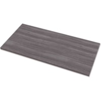 Fellowes High-Pressure Laminate Desktop - Gray Ash Rectangle, High Pressure Laminate (HPL) Top - 220 lb (99.79 kg) Capacity - 60" (1524 mm) Table Top Length x 30" (762 mm) Table Top Width x 24" (609.60 mm) Table Top Depth x 1.1" (28.70 mm) Table Top Thickness - Assembly Required - 1 Each