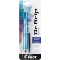 Stylo gel Dr. Grip - Moyenne Pointe de stylo - Rechargeable - Rétractable - Ink Bleu - Barrel Bleu - 1 chaque