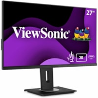 ViewSonic Graphic VG2755-2K 27" (685.80 mm) Class WQHD LED Monitor - 16:9 - 27" (685.80 mm) Viewable - In-plane Switching (IPS) Technology - LED Backlight - 2560 x 1440 - 16.7 Million Colors - 350 cd/m² - 15 ms - GTG Refresh Rate - Speakers - HDMI - DisplayPort