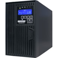 Onduleur en ligne à double conversion Encompass EC1000LCD - 1 kVA/900 W Minuteman - Tour - 2 Minute(s) Veille - 120 V AC Entrée - 110 V AC, 120 V AC, 127 V AC Sortie - Port série - 6 x NEMA 5-15R