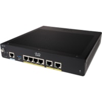 Cisco C921-4P Router - 6 Ports - Management Port - Gigabit Ethernet - Desktop, Rack-mountable, Undercounter - 1 Year