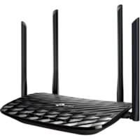 TP-Link Archer A6 Wi-Fi 5 IEEE 802.11ac Ethernet Wireless Router - 2.40 GHz ISM Band - 5 GHz UNII Band - 5 x Antenna(1 x Internal/4 x External) - 150 MB/s Wireless Speed - 4 x Network Port - 1 x Broadband Port - Gigabit Ethernet - VPN Supported - Desktop