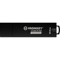 IronKey 64GB D300SM USB 3.1 Flash Drive - 64 GB - USB 3.1 - 256-bit AES 