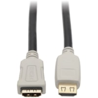 Tripp Lite by Eaton P569-003-2B-MF HDMI Audio/Video Cable - 3 ft (0.91 m) HDMI A/V Cable for Audio/Video Device, Notebook, Tablet, Blu-ray Player, PC, Gaming Console, TV Box, HDTV, Monitor, Projector, Home Theater System, ... - First End: 1 x HDMI 2.0b Digital Audio/Video - Male - Second End: 1 x HD