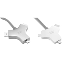 Câble audiovisuel 29,5 pi HDMI/Mini DisplayPort/USB Cisco - 29,5 pi HDMI/Mini DisplayPort/USB Câble audiovisuel pour Périphérique audio/vidéo, Ordinateur Portable, Système de vidéo conférence - Supports up to 4096 x 2160