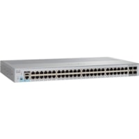 Cisco Catalyst WS-C2960L-48PQ-LL Ethernet Switch - 48 Ports - Manageable - Gigabit Ethernet - 10/100/1000Base-T, 10GBase-X - Refurbished - 4 Layer Supported - Modular - 0.48 W Power Consumption - Twisted Pair, Optical Fiber - Rack-mountable - Lifetime Limited Warranty