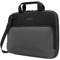 Étui de transport Work-in Essentials TED006GL pour 11,6 po Chromebook, Ordinateur Portable - Noir/Gris Targus - Intérieur ésistant à aux éraflures - Polyuréthane, Poly Corps - Bandoulière, Poignée - hauteur de 0,98 po (25 mm) x largeur de 12,60 po (320 