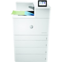 HP M856 M856x Floor Standing Laser Printer - Color - 56 ppm Mono / 56 ppm Color - 1200 x 1200 dpi Print - Automatic Duplex Print - 2300 Sheets Input - Ethernet - Wireless LAN - Wi-Fi Direct, HP ePrint, Apple AirPrint, Google Cloud Print, Mopria - 250000 Pages Duty Cycle - Plain Paper Print - Gigabit