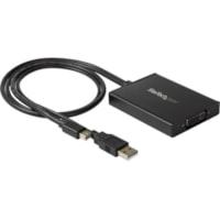 StarTech.com Mini DisplayPort to Dual-Link DVI Adapter - Dual-Link Connectivity - USB Powered - DVI Active Display Converter - Compatible with Windows & Mac - 1 x 4-pin USB 2.0 Type A - Male, 1 x 20-pin Mini DisplayPort 1.2a Digital Audio/Video - 1 x 29-pin DVI (Dual-Link) Digital Video - Female - B