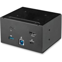 Sortie de données StarTech.com - 120 V AC / 2 A, 230 V AC De table - Noir - Aluminium, Plastique - 1 chaque