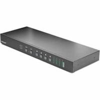 StarTech.com 4x4 HDMI Matrix Switch with Audio and Ethernet Control - 4K 60Hz - HDMI Switcher Box - Rack Mountable - With Remote Ethernet & RS232 Control - Share and switch four distinct HDMI AV signals between four separate displays in a matrix configuration-WebGUI enables users to control the 4x4 