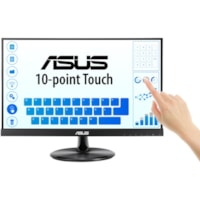 Asus VT229H 22" Class LCD Touchscreen Monitor - 16:9 - 5 ms - 21.5" Viewable - Capacitive - Multi-touch Screen - 1920 x 1080 - Full HD - 16.7 Million Colors - 250 cd/m² - LED Backlight - Speakers - HDMI - USB - VGA - 1 x HDMI In - Black - 3 Year