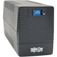 Tripp Lite by Eaton OMNI700LCDT 700VA Tower UPS - Tower - AVR - 8 Hour Recharge - 3 Minute Stand-by - 120 V AC Input - 110 V AC, 115 V AC, 120 V AC Output - Single Phase - 6 x NEMA 5-15R Receptacle(s) - 4 x Battery/Surge Outlet