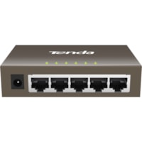 Tenda 5-Port Gigabit Desktop Switch - 5 Ports - Gigabit Ethernet - 10/100/1000Base-T - 2 Layer Supported - Twisted Pair - Wall Mountable, Desktop