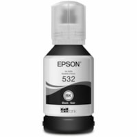 Epson T532 Ink Bottle - Inkjet - Black - 6000 Pages - 120 mL - Extra High Yield - 1 Each