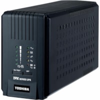 Onduleur ligne interactive TPS0A0700AXA - 700 VA/420 W Toshiba - Tour - AVR - 4 Heure Rechargeable - 3 Minute(s) Veille - 120V Entrée - 120 V AC Sortie - Onde sinusoïdale pure - USB - LED Affichage - 3 x NEMA 5-15R Receptacle(s)