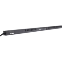 CyberPower PDUs PDU31101 Monitored - Automated notifications: E-mail, SMS, Text and SNMP Trap - Monitored - NEMA L5-20P - 24 x NEMA 5-20R - 120 V AC - Network (RJ-45) - 10 ft Cord Length - 0U - Vertical - Rack-mountable, Wall-mountable