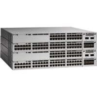 Cisco Catalyst 9300 48-port PoE+, Network Essentials - 48 Ports - Manageable - Gigabit Ethernet - 10/100/1000Base-T - Refurbished - 2 Layer Supported - 715 W Power Consumption - Twisted Pair - Rack-mountable - Lifetime Limited Warranty