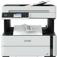 Epson ET-M3170 Inkjet Multifunction Printer-Monochrome-Copier/Fax/Scanner-1200x2400 dpi Print-Automatic Duplex Print-251 sheets Input-1200 dpi Optical Scan-Wireless LAN-Epson Connect-Epson Email Print-Epson iPrint-Epson Remote Print - Copier/Fax/Printer/Scanner - 1200 x 2400 dpi Print - Automatic Du