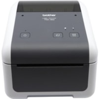 Brother TD-4410D Desktop Direct Thermal Printer - Monochrome - Label Print - USB - Serial - 4.27" (108.40 mm) Print Width - 203.20 in/s (5161.28 mm/s) Mono - 203 x 203 dpi - 4.65" (118 mm) Label Width x 118.11" (2999.99 mm) Label Length