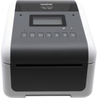 Brother TD-4550DNWB Desktop Direct Thermal Printer - Monochrome - Label Print - USB - Serial - Bluetooth - Wireless LAN - 4.27" (108.40 mm) Print Width - 152.40 in/s (3870.96 mm/s) Mono - 300 x 300 dpi - 4.65" (118 mm) Label Width x 118.11" (2999.99 mm) Label Length