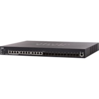 Cisco SX550X-24FT 24-Port 10G Stackable Managed Switch - 24 Ports - Manageable - 2 Layer Supported - 80.20 W Power Consumption - Twisted Pair - Rack-mountable - Lifetime Limited Warranty