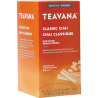 Teavana Classic Chai Black Tea Black Tea - Black Tea - 0.1 oz (1.98 g) Per Bag - 24 Teabag - 24 / Box