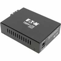 Émetteur-récepteur/Convertisseur de média N785-INT-SC-SM Tripp Lite by Eaton - 1 x Réseasu (RJ-45) - 1 x Ports SC - Fonction DuplexPort SC - Mode simple (Single-Mode) - 0,05 mil (0 mm) Fibre - Gigabit Ethernet - 1000Base-T, 1000Base-X - 20 km (12,43 Mille) - Système d'ali