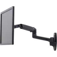 Ergotron Wall Mount for Monitor - Matte Black - 34" Screen Support - 24.91 lb (11300 g) Load Capacity - 75 x 75, 100 x 100 - Aluminum