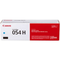 Canon 054H Original High Yield Laser Toner Cartridge - Cyan - 1 Pack - 2300 Pages