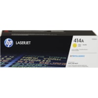 HP 414A (W2022A) Original Laser Toner Cartridge - Yellow - 1 Each - 2100 Pages