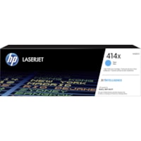 Cartouche toner 414X (W2021X) D'origine Élevé Rendement Laser - Cyan - 1 chaque HP - Laser - Rendement Élevé - 1 Unité