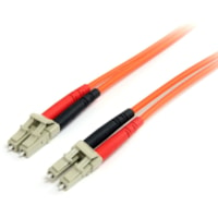 StarTech.com 1m Fiber Optic Cable - Multimode Duplex 62.5/125 LSZH Fiber Jumper Cord - LC/LC - Connect fiber network devices for high-speed transfers with LSZH rated cable - 1m LC Fiber Optic Cable - 1 m LC to LC Fiber Patch Cable - 1 meter LC Fiber Cable - Multimode Duplex 62.5/125 - LSZH - LC/LC -