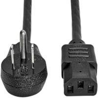 Tripp Lite series P006-003-15D Standard Power Cord - For Desktop Computer, Monitor, Printer, Scanner - 125 V AC / 10 A - Black - 3 ft (0.91 m) Cord Length - NEMA 5-15P / IEC 60320 C13 - North America