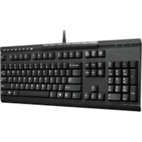 Lenovo 700 Multimedia USB Keyboard (US English) - Cable Connectivity - USB 3.0 Interface - 104 Key Multimedia, Dedicated Keyboard Software Key Hot Key(s) - English (US) - Windows - Membrane Keyswitch - Black