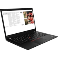 Lenovo ThinkPad T490 20N2003PUS 14" Notebook - Intel Core i7 8th Gen i7-8665U - 8 GB - 256 GB SSD - Black - 1920 x 1080 - Windows 10 Pro - Intel UHD Graphics 620 - In-plane Switching (IPS) Technology - Front Camera/Webcam - 16.11 Hours Battery Run Time - IEEE 802.11ac Wireless LAN Standard