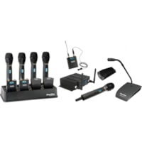 ClearOne DIALOG 20 Wireless Microphone - RF - 20 Hz to 20 kHz - Cardioid - Gooseneck