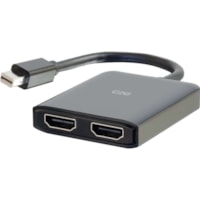 C2G Mini DisplayPort to Dual HDMI Adapter - Mini DP to HDMI Splitter - DisplayPort 1.2 MST - 4K - 3840 × 2160 - 2 x HDMI Out