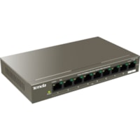 Commutateur Ethernet TEF1109P-8-63W 9 Ports Tenda - 9 Ports - 2 Couche supportée - Paire torsadée - Bureau